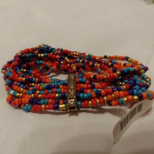 Stretchy multi colored beads